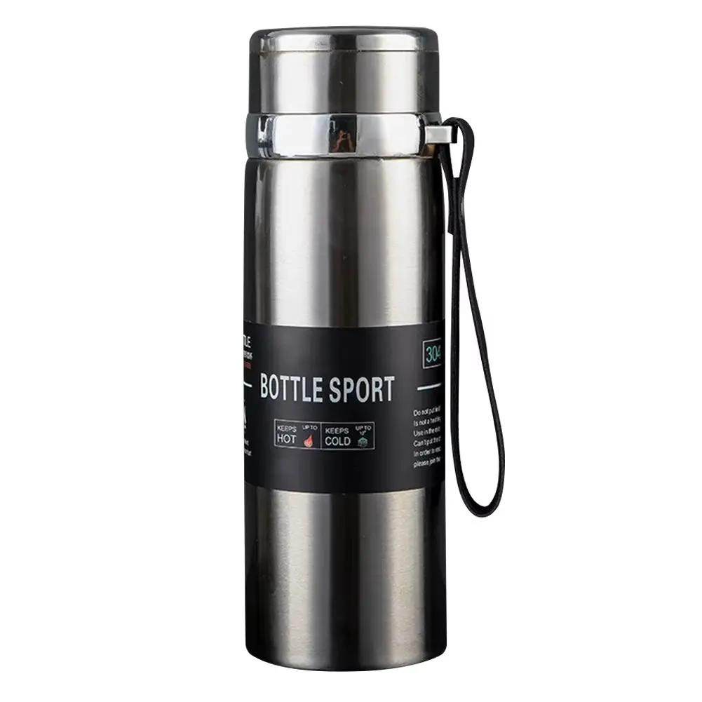 1L Insulated Stainless Steel Water Bottle with Handle - Perfect for Hot & Cold Drinks On-the-Go - Creatique