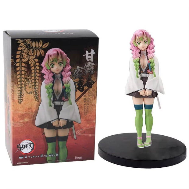 Demon Slayer Kimetsu No Yaiba Action Figures - Kamado Tanjirou, Agatsuma Zenitsu & Nezuko PVC Models - Perfect Collectible Toys! - Creatique