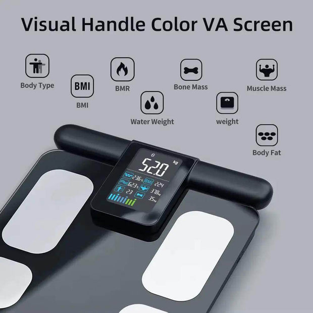 Ultimate Smart Scale - 8-in-1 Body Composition Monitor with Vibrant Display - FSA & HSA Eligible! - Creatique