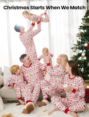 Christmas Family Matching Pajama Sets Includes Christmas Socks - Perfect for Family Photos & Holiday Celebrations - Creatique