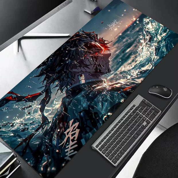 Demon Slayer Tanjiro Gaming Mouse Pad - Perfect Anime Accessory for Gamers and Office Desks - Creatique