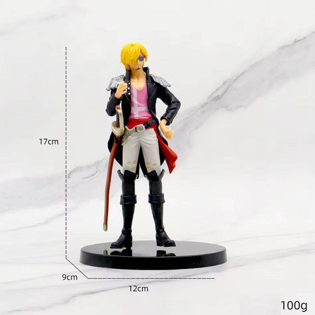 One Piece Figure Theater Edition - Film Red Action Figures: Robin, Zoro, Luffy, Nami, Sanji & Uta Collectible Toy Set - Creatique