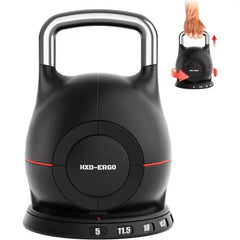 Transform Your Home Workouts with the Ultimate 7-In-1 Adjustable Kettlebell - Switch Weights from 5-44 LBS for Versatile Strength Training! - Creatique