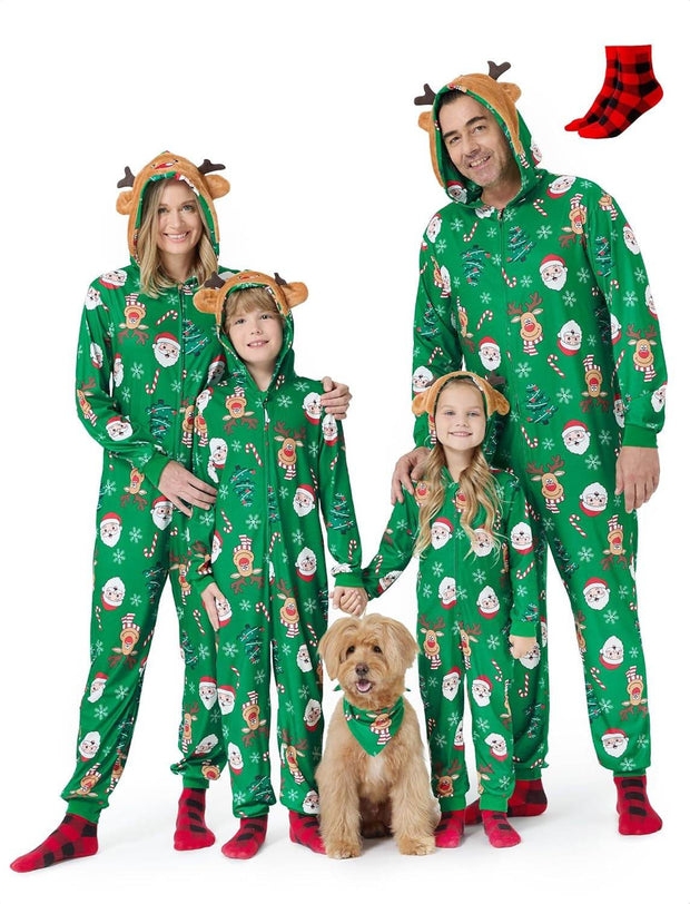 Matching Family Christmas Onesie Pajamas – Cozy Holiday Set - Creatique
