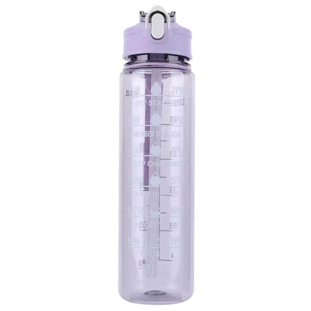 Stay Hydrated in Style: 800ml Leakproof Sports Water Bottle with Straw & Handle - Perfect for Boys and Girls on the Go! - Creatique