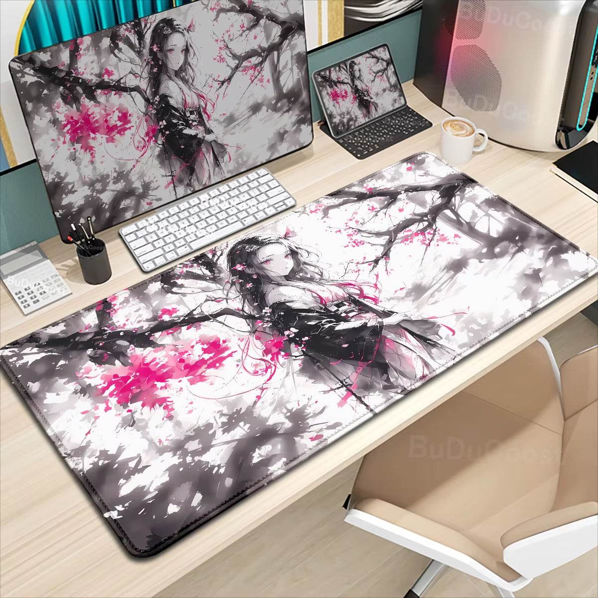 XXL Demon Slayer Kochou Shinobu Mousepad – The Best Gaming Mouse Pad for Comfort, Control & Style - Creatique