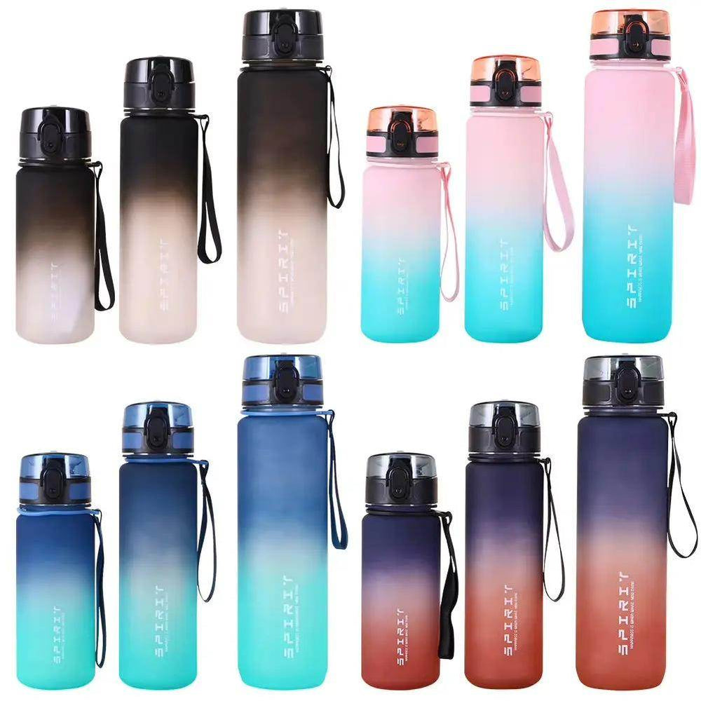 Vibrant Large Capacity Reusable Water Bottles with Handle - Perfect for Fitness, Gym, and Outdoor Adventures! - Creatique