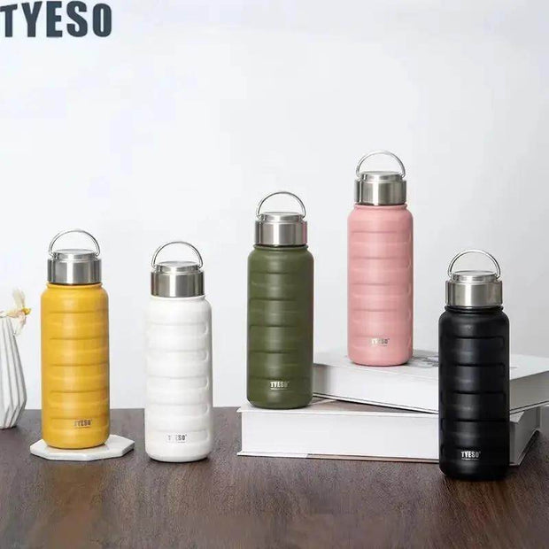 Insulated Double Steel Sports Thermos Mug - Large Capacity Vacuum Flask for Hot & Cold Beverages - Creatique