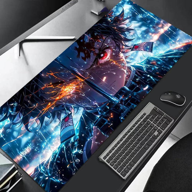 Demon Slayer Tanjiro Gaming Mouse Pad - Perfect Anime Accessory for Gamers and Office Desks - Creatique
