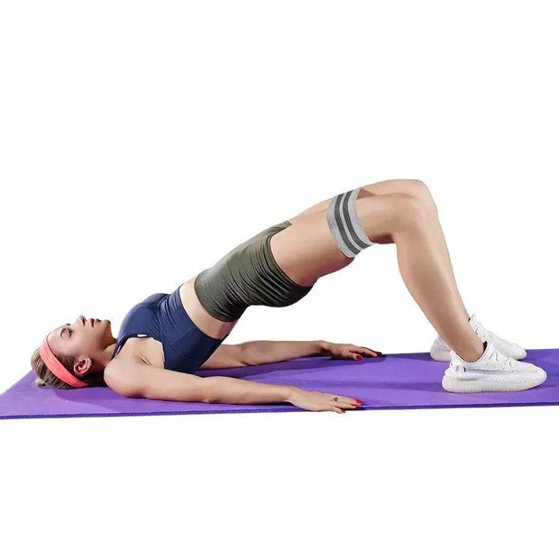 Ultimate Glute & Thigh Resistance Bands - Fabric Booty Bands for Effective Squats, Stretching & Yoga Workouts! - Creatique