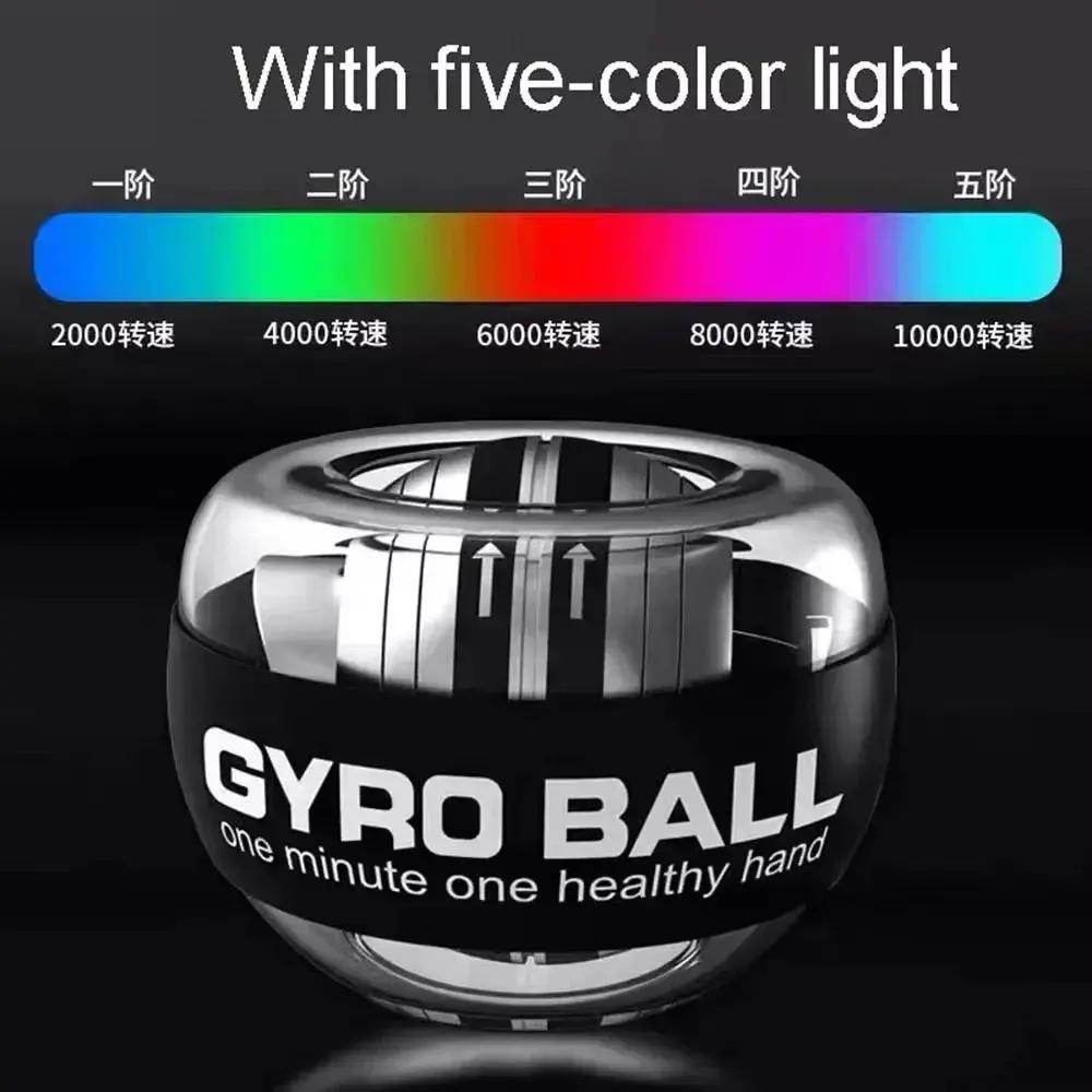 Enhance Your Strength with the New LED Gyro Power Ball Trainer - Real-Time Speed and Maximum Performance Arm Exerciser - Creatique