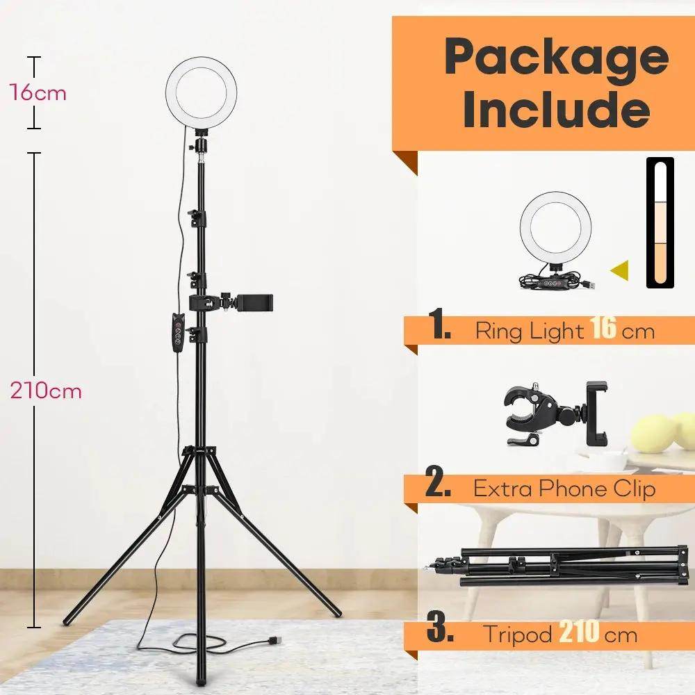 Ultimate Tripod with LED Ring Light for Stunning Selfies & Professional Photography – Perfect for YouTube Live Streaming! - Creatique