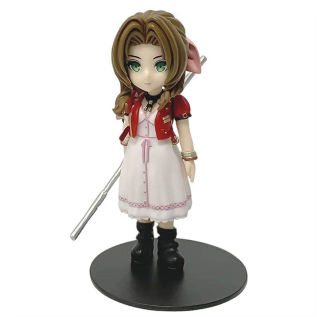 Premium 11-12cm PVC Figure Set - Cloud Strife, Tifa Lockhart, Aerith & Zack Fair - Perfect for Anime Collectors & Gift Giving - Creatique