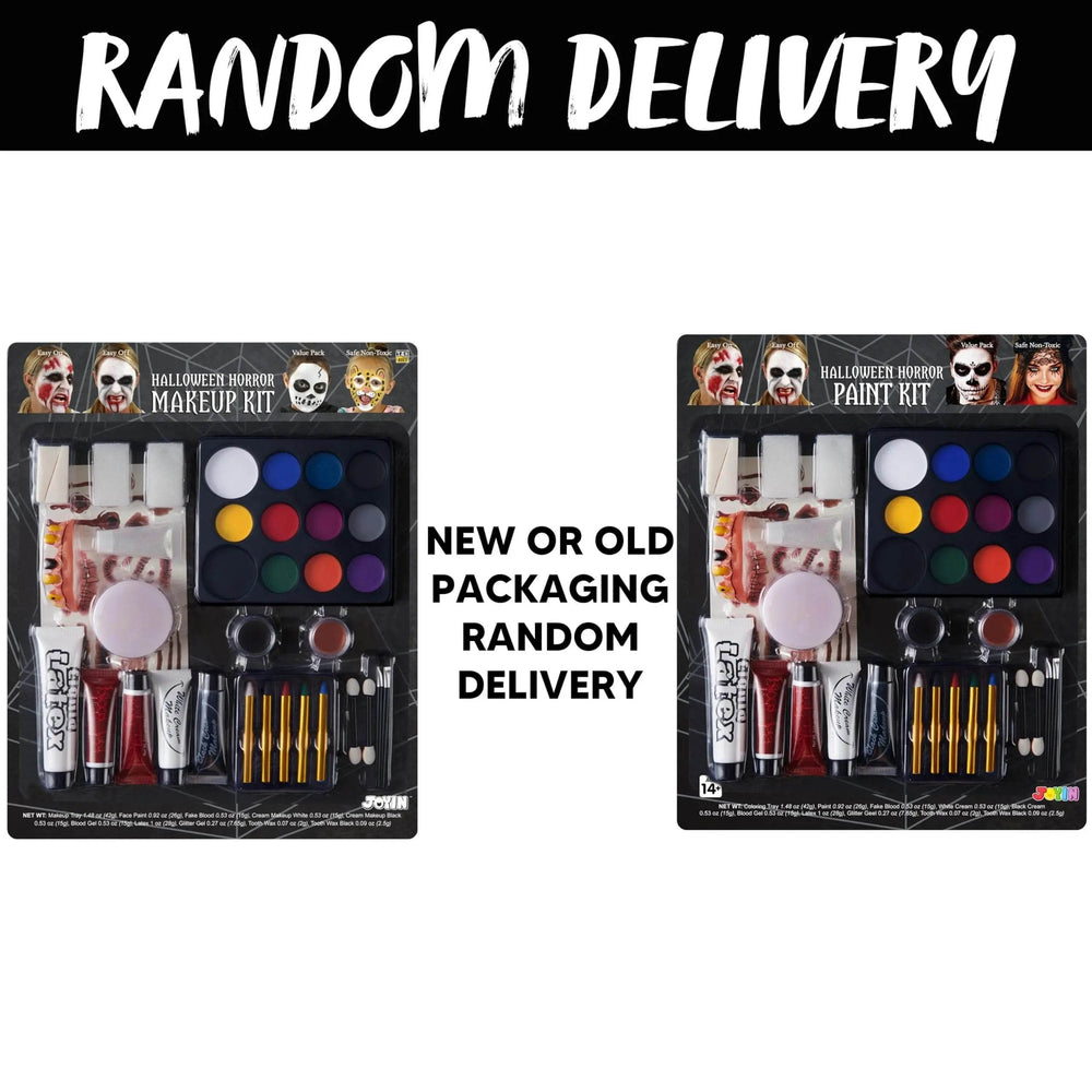 36 Pcs Halloween Makeup Kit,Halloween Family Makeup Set Face Painting Kit with with Zombie Green Ooze,Fake Blood Costume and More for Vampire Cosplay - Creatique