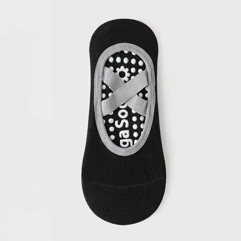 Non-Slip Breathable Yoga Socks for Women - Silicone Bandage Pilates & Dance Fitness Cotton Socks - Creatique