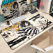 XXL Demon Slayer Kochou Shinobu Mousepad - Premium Lock Edge Gaming Mouse Pad for Ultimate Comfort & Control - Creatique