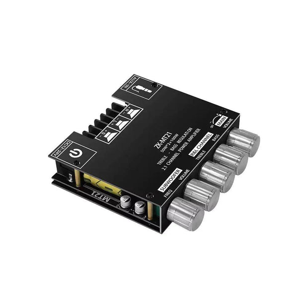 Bluetooth Amplifier ZK-MT21 – 2X50W + 100W, 2.1 Channel - Creatique