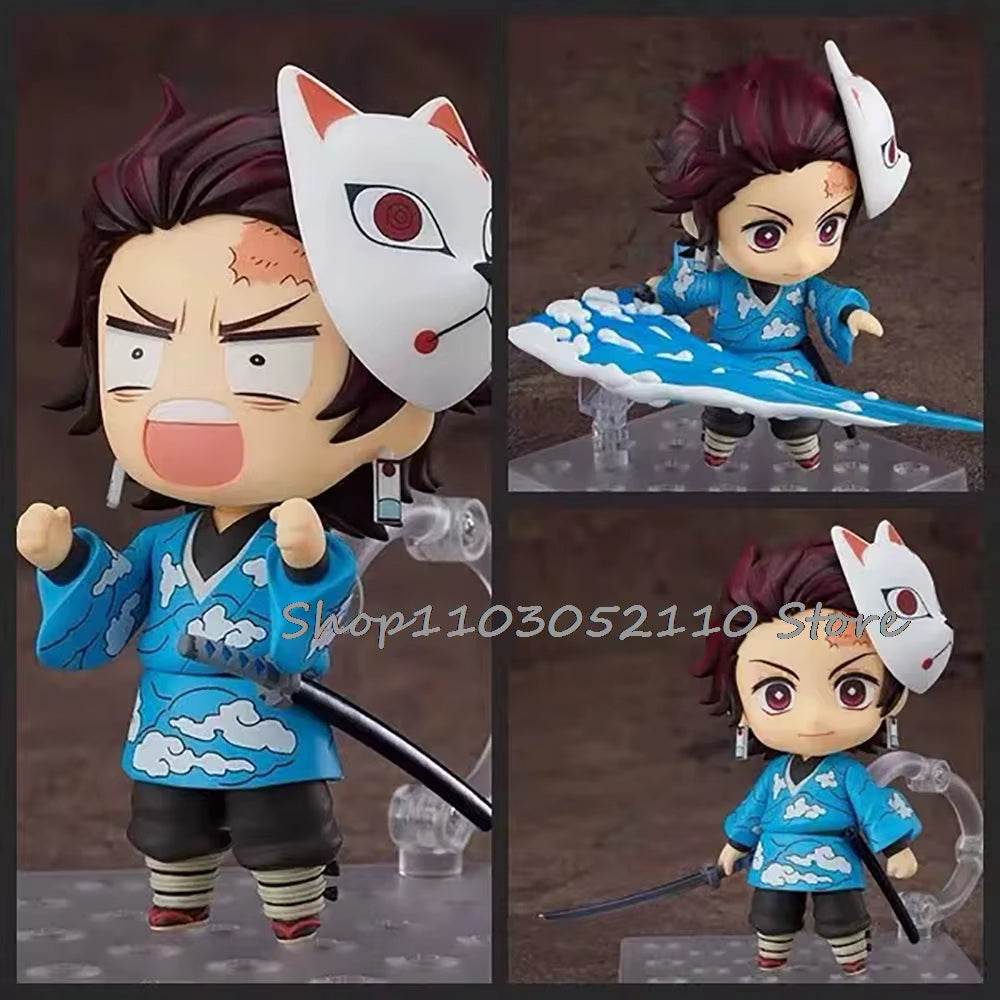 Collectible Anime Demon Slayer PVC Figures – Inosuke, Tanjirou, Nezuko, Zenitsu & Giyuu - Creatique