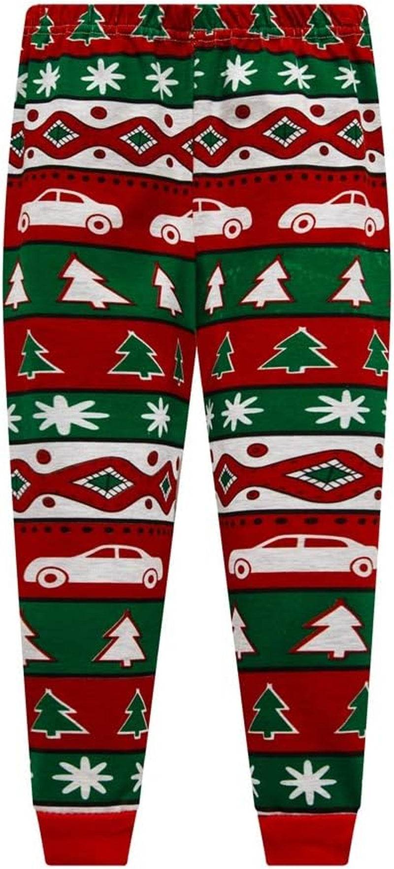 Little Boys & Girls Christmas Pajamas Sets for Toddler – 100% Cotton Dinosaur & Starry Sleepwear - Creatique