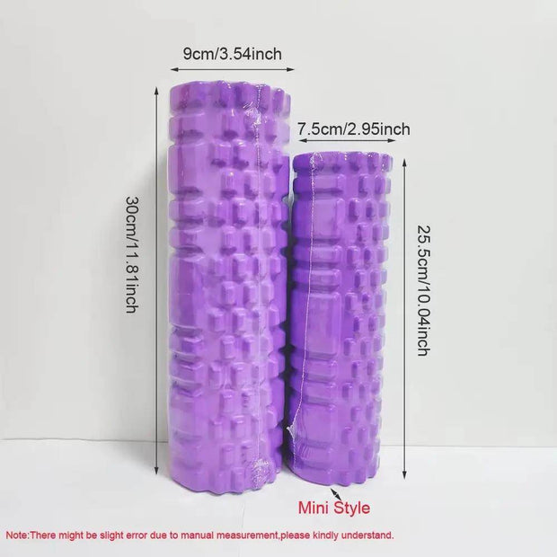 Premium Yoga Block & Foam Roller - Essential Fitness Companion for Muscle Relief and Enhanced Workouts - Creatique