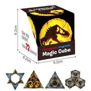 Magic Infinite Cosmic Cube Shasibo Cubes Magnetic Changeable Cubes Magnetic Cubes Magnet Fidget Antistres Flip Cubic Puzzle Toys - Creatique