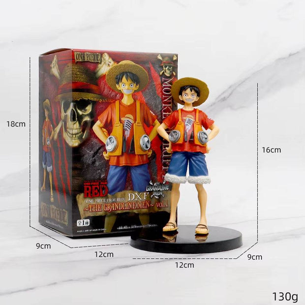 One Piece Figure Theater Edition - Film Red Action Figures: Robin, Zoro, Luffy, Nami, Sanji & Uta Collectible Toy Set - Creatique