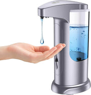 370Ml Touch-Free Battery Operated Electric Automatic Liquid Soap Dispenser - Adjustable Soap Dispensing Volume - Premium Soap Dispenser for Kitchen Bathroom Toilet Rose Gold - Creatique