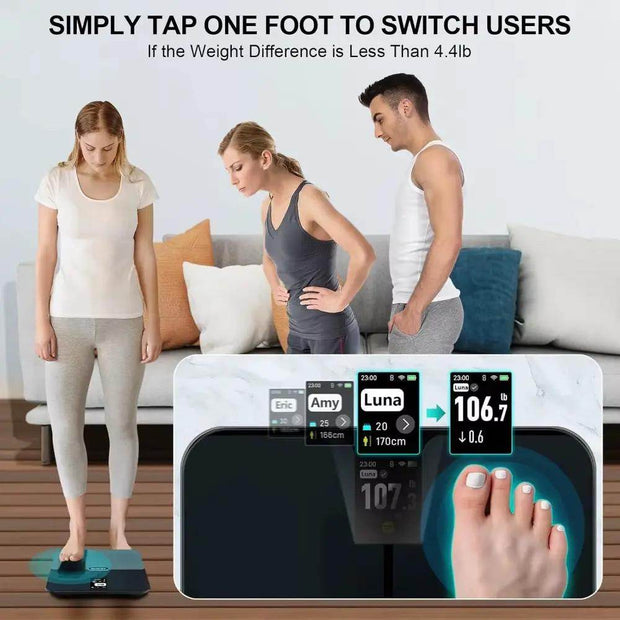 Transform Your Health with the Advanced Smart WiFi Digital Bathroom Scale - Track Body Fat & 16 Key Metrics, FSA/HSA Eligible! - Creatique