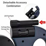 Dual Pet Leash Retractable Reflective Lead 360 Swivel Double Dog Walking Leash - Creatique