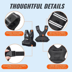 Maximize Your Workouts with Our Versatile 11-20LB Adjustable Weighted Vest - Ideal for Strength Training & Running for Both Men and Women! - Creatique