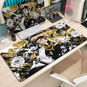 XXL Demon Slayer Kochou Shinobu Mousepad - Premium Lock Edge Gaming Mouse Pad for Ultimate Comfort & Control - Creatique
