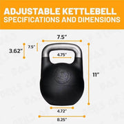 Revolutionize Your Workouts with the Ultimate Adjustable Steel Kettlebell Set for Total Body Transformation! - Creatique