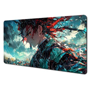 Demon Slayer Tanjiro Gaming Mouse Pad - Perfect Anime Accessory for Gamers and Office Desks - Creatique