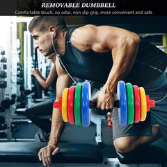 Transform Your Home Workouts with Vibrant Non-Slip Grip Dumbbells - Customizable Weights for Ultimate Flexibility! - Creatique