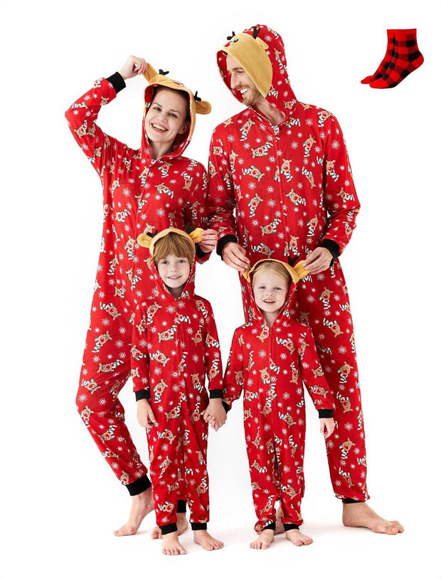 Matching Family Christmas Onesie Pajamas – Cozy Holiday Set - Creatique