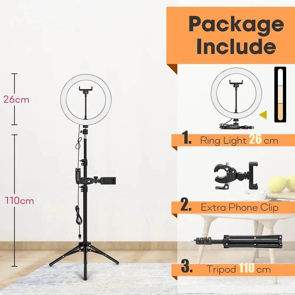 Ultimate Tripod with LED Ring Light for Stunning Selfies & Professional Photography – Perfect for YouTube Live Streaming! - Creatique