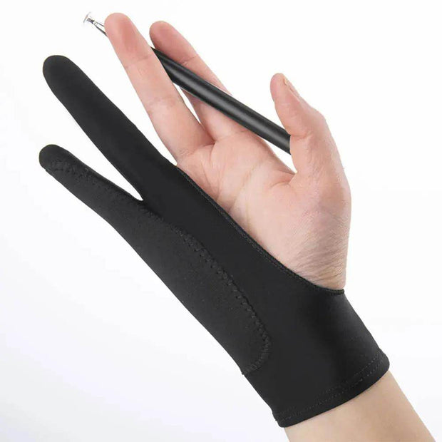 Anti-Touch Two-Finger Hand Painting Gloves Oil Painting Art Supplies Tablet Digital Board Screen Touch Drawing Anti-Fouling - Creatique