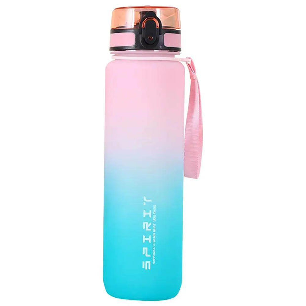 Vibrant Large Capacity Reusable Water Bottles with Handle - Perfect for Fitness, Gym, and Outdoor Adventures! - Creatique