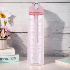 Stay Hydrated in Style: 800ml Leakproof Sports Water Bottle with Straw & Handle - Perfect for Boys and Girls on the Go! - Creatique