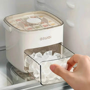 Revolutionary 48-Compartment Salad Storage & Ice Cube Maker - Space-Saving, Food-Grade Plastic Design! - Creatique