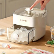Revolutionary 48-Compartment Salad Storage & Ice Cube Maker - Space-Saving, Food-Grade Plastic Design! - Creatique