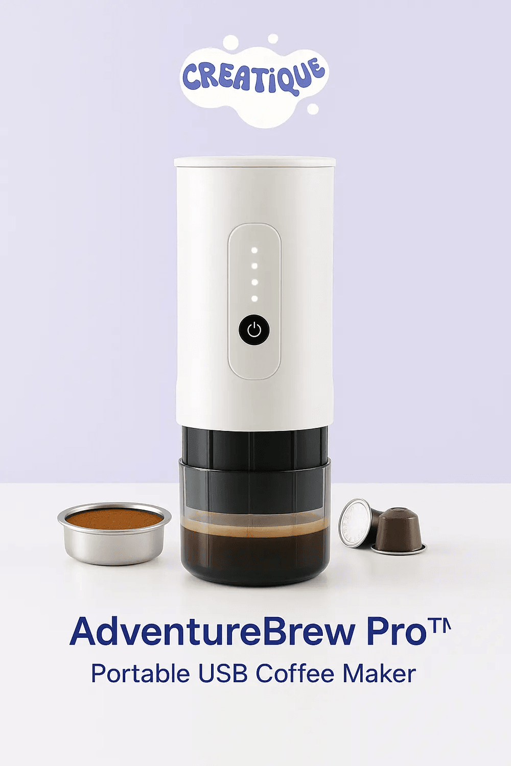 AdventureBrew Pro™ – Portable USB Coffee Maker - Creatique