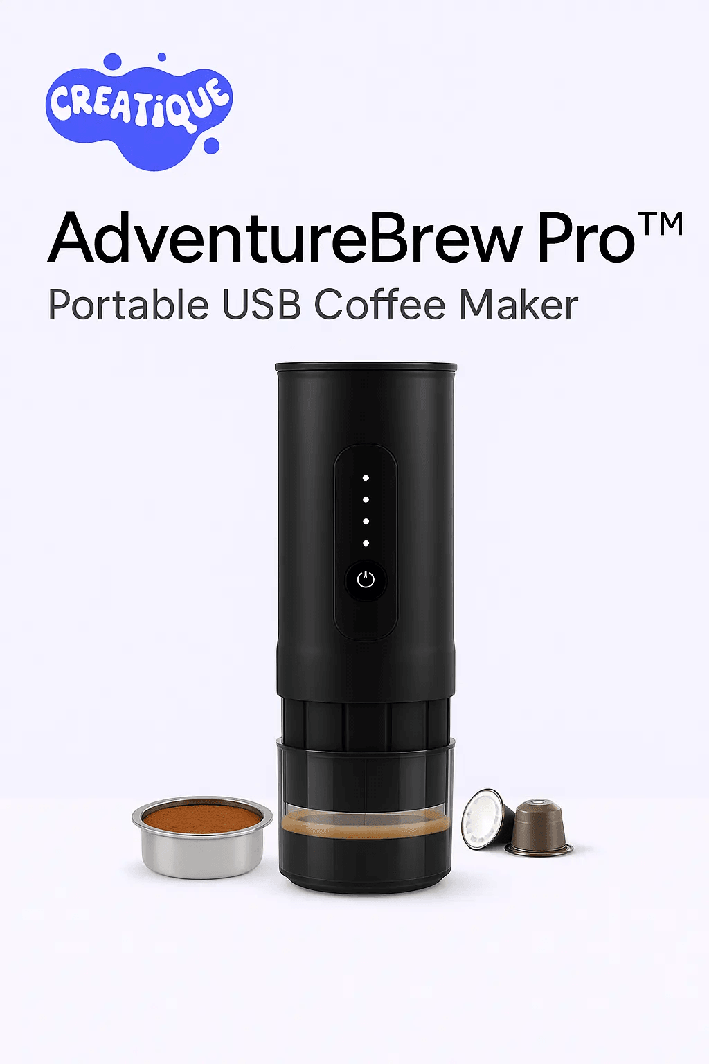AdventureBrew Pro™ – Portable USB Coffee Maker - Creatique