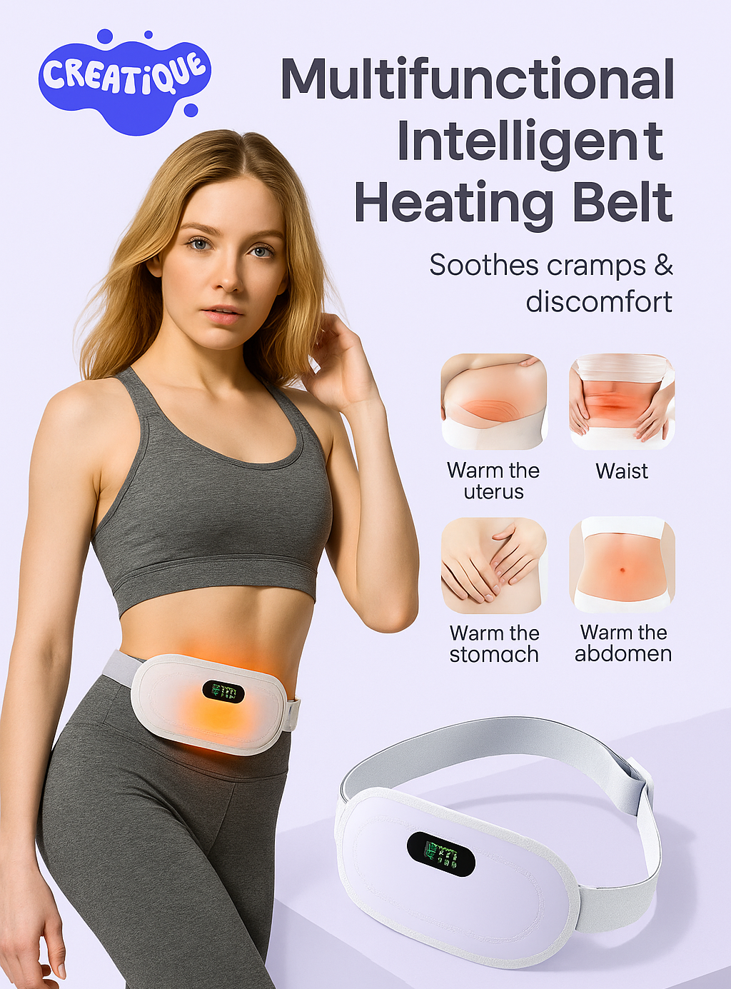 CrampAway Pro™ Warmth Menstrual Belt