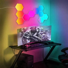 Hexagon LED Wall Light Set - Creatique