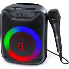 Outdoor Party Speaker with LED Light & Microphone - Creatique