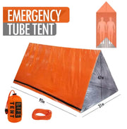 2-Person Waterproof Emergency Tent - Ideal for Camping, Travel, and Outdoor Adventures - Creatique