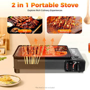 Compact Portable Butane Camping Grill - Perfect for Camping, Traveling & Trekking! - Creatique
