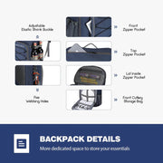 WESTTUNE 35-Can Leakproof Insulated Cooler Backpack - Perfect for Camping, Hiking, and Beach Adventures! - Creatique