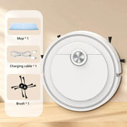 Xiaomi Smart Sweeping Robot 3-In-1 Smart Cleaner Household Rechargeable Fully Automatic Vacuum Cleaner 6000Pa Suction Pet Hair - Creatique